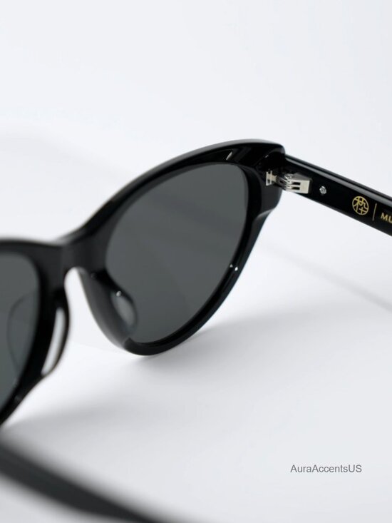 Vintage Cat-Eye Acetate Sunglasses Non-Polarized UV Protection with 2-Year